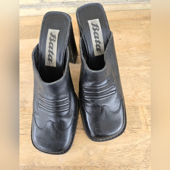 Vintage Heeled Mules - Picture 3 of 9